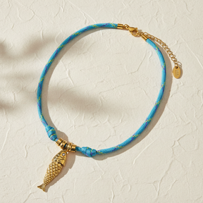 Ocean Voyage Fisch-Anhänger Halskette