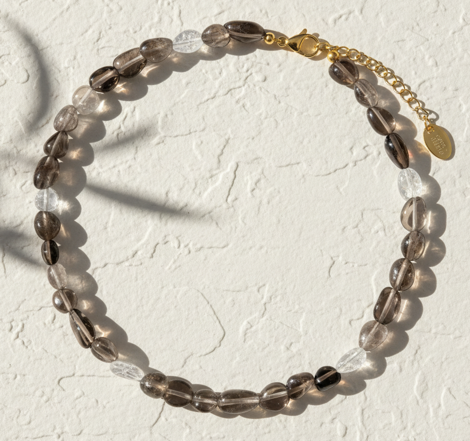 Obsidian Kristall Harmonie Halskette