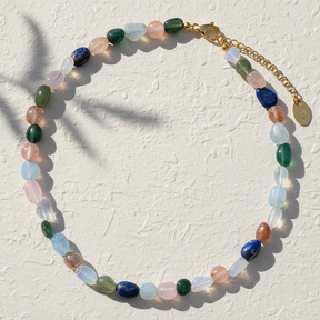 Mystischer Leuchtstein Halskette