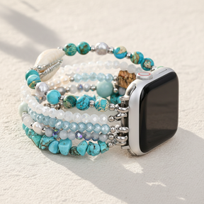 Intensives Jasper Glimmer Stretch Apple Watch Armband