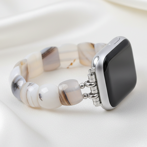 Elfenbein Aura Dehnbares Apple Watch Armband