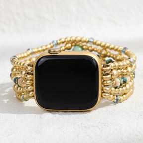 Goldene Oase Dehnbares Apple Watch Armband
