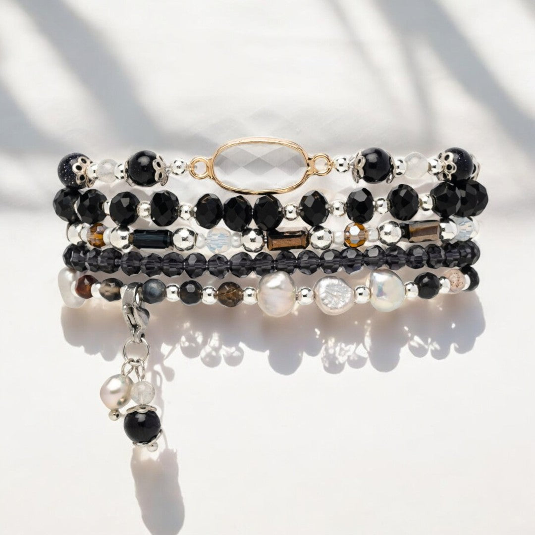 Stretch-Armband Apple Watch Ethereal Frost“