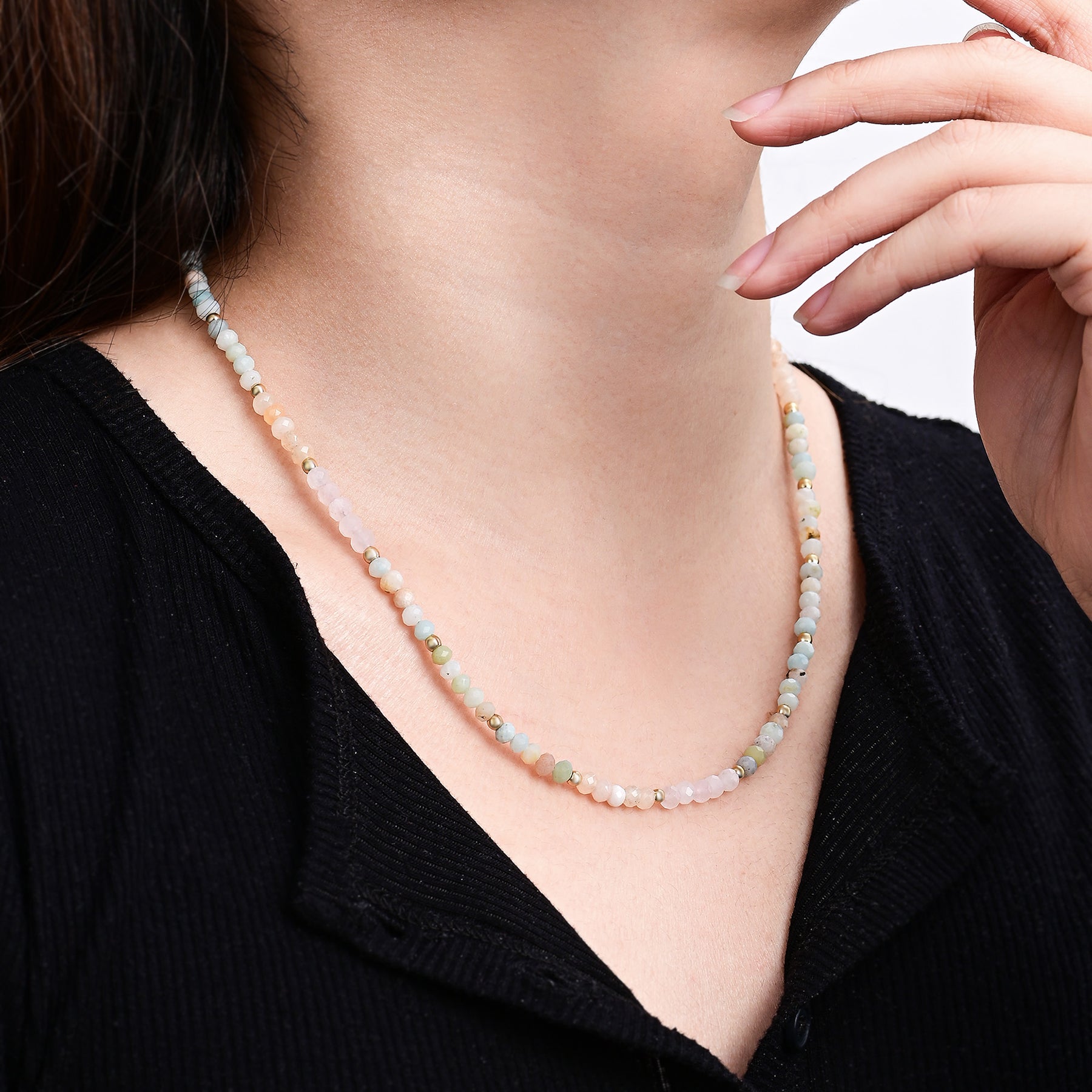 Pastell Harmonie Perlenkette