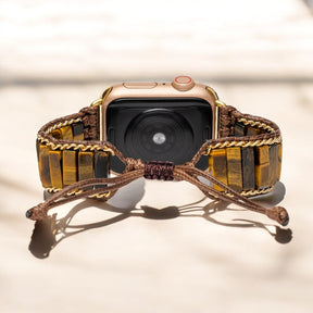 Wildes Tigerauge Apple Watch Armband
