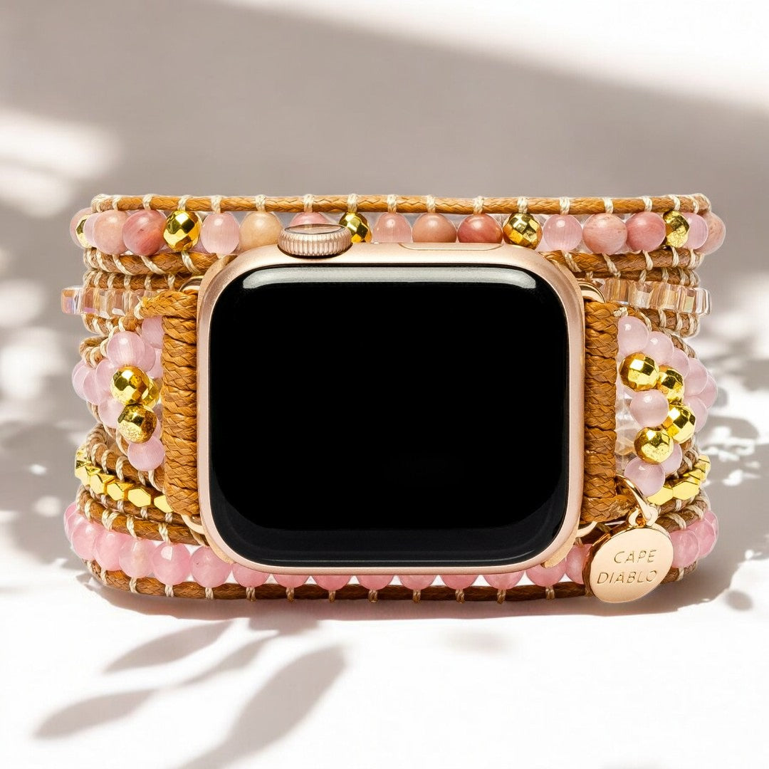 Golden Rose Quarz Apple Watch Armband