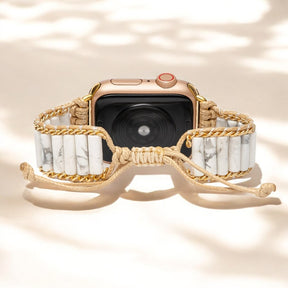 Himmlisches Howlite Apple Watch Armband