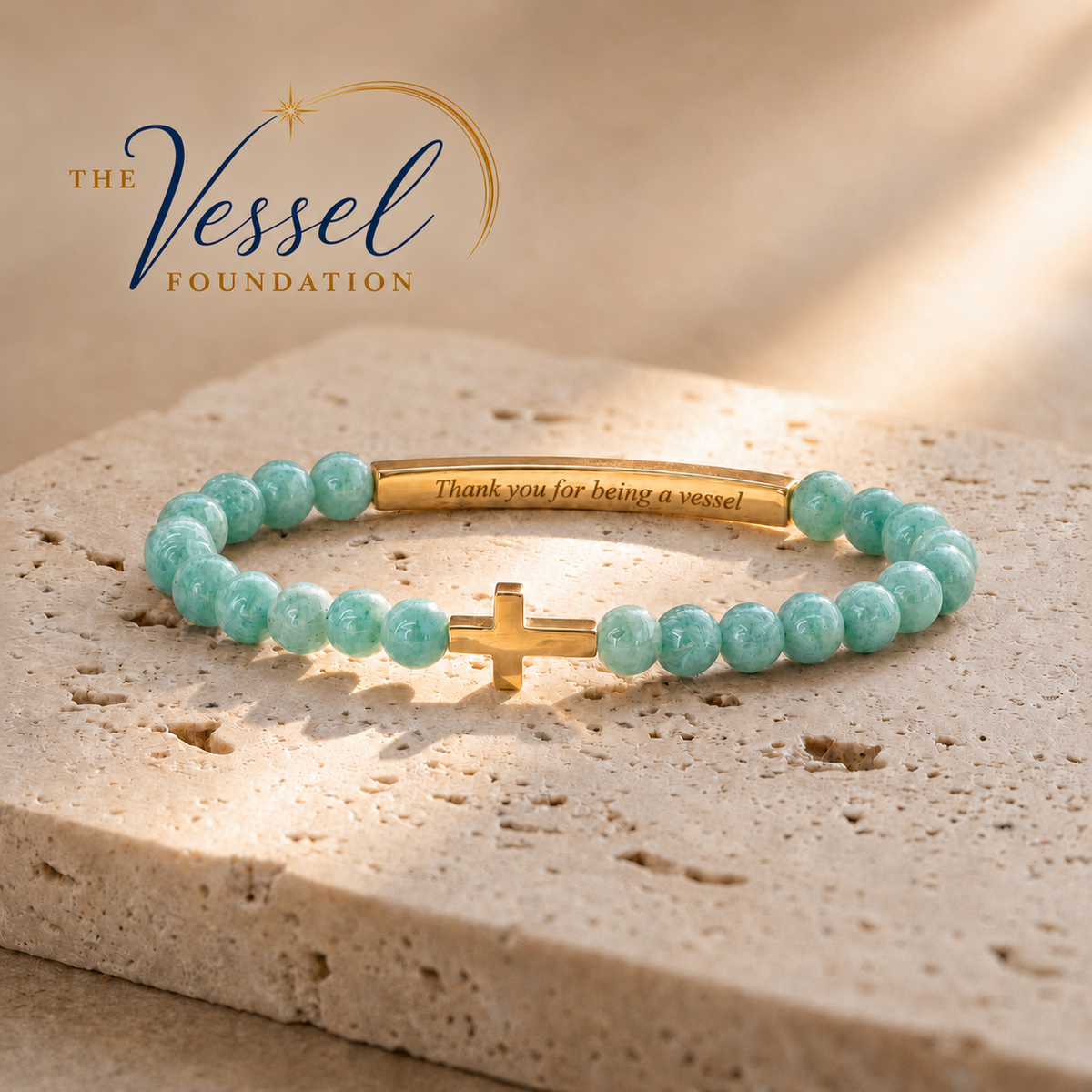 Armband „Danke, dass du ein Gefäß bist“ der Vessel Foundation