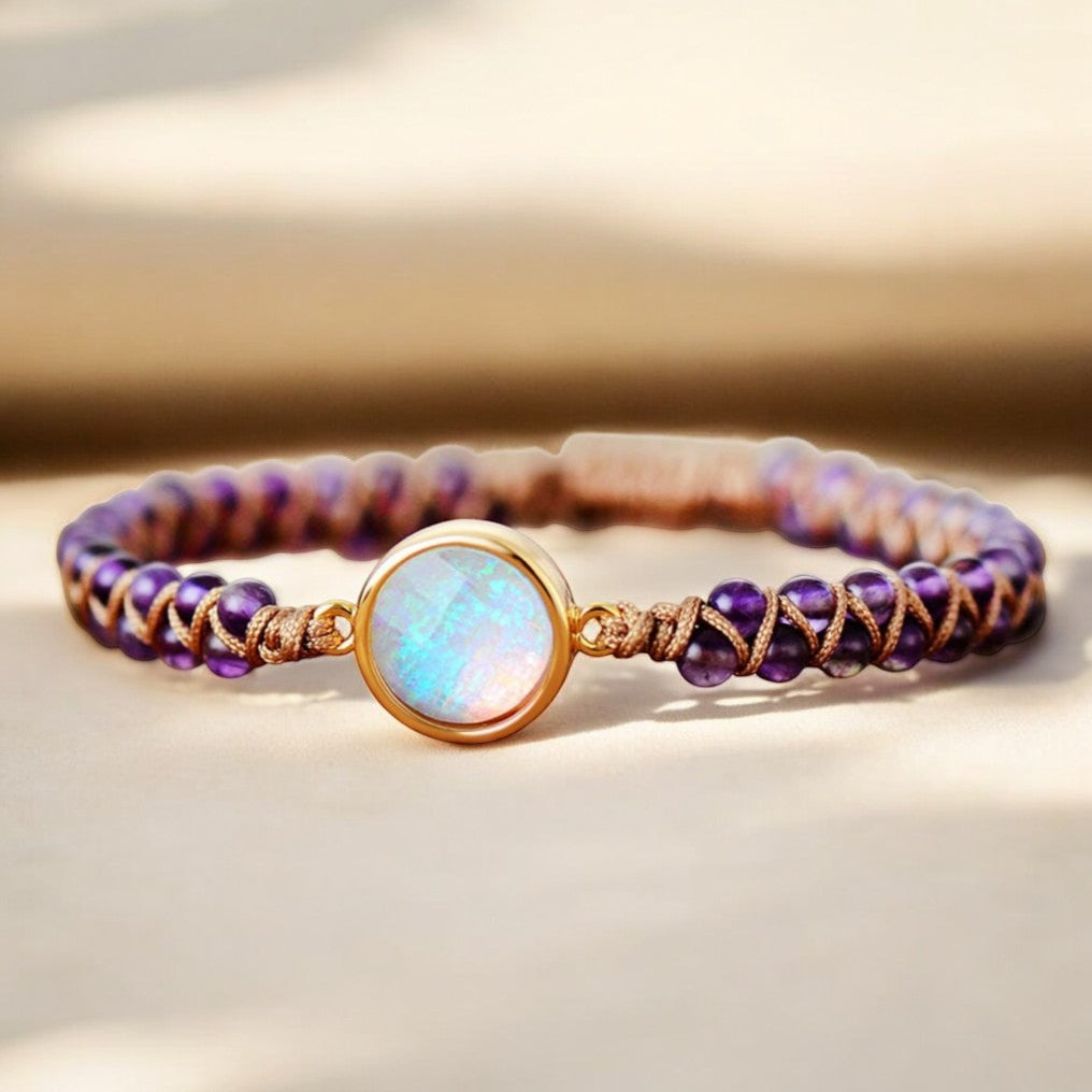 Intensives Amethyst-Heilarmband