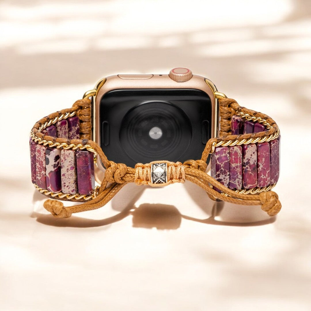 Intensives Imperial Jasper Apple Watch Armband