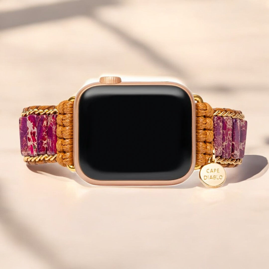 Intensives Imperial Jasper Apple Watch Armband