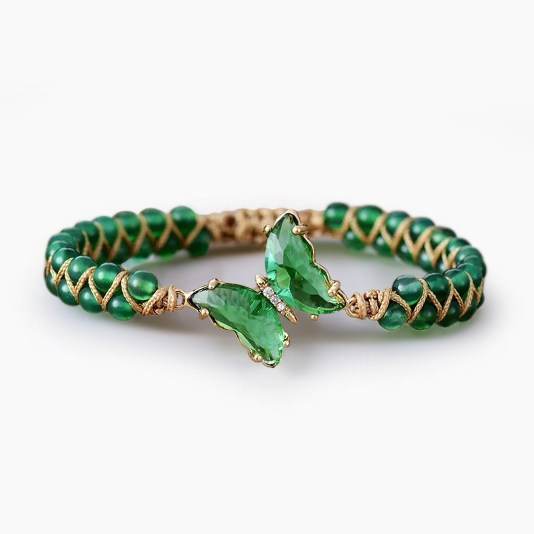 Leuchtendes Flügel Kristallarmband