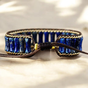 Magisches Blaues Jaspis-Energiearmband