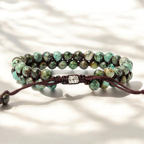 Herrenarmband aus afrikanischem Türkis