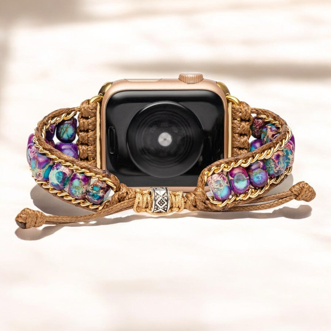 Moonlight-Jaspis Apple Watch Armband