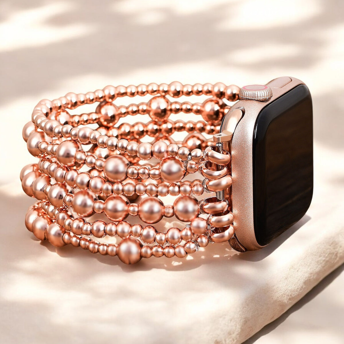 Rose Gold Serenity Apple Watch Armband