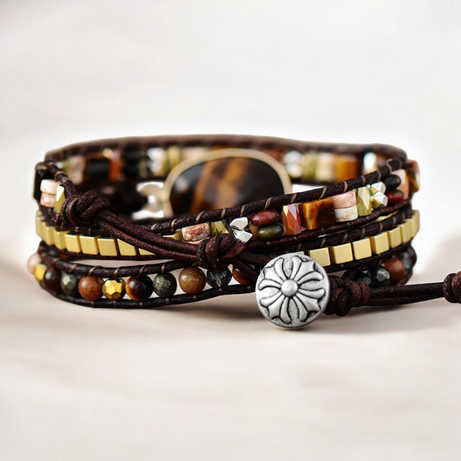 Tigerauge Spirituelles Armband