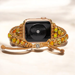 Tropischer Jaspis Apple Watch Armband