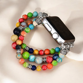 Lebendiges Chakra-Stretch Apple Watch Armband