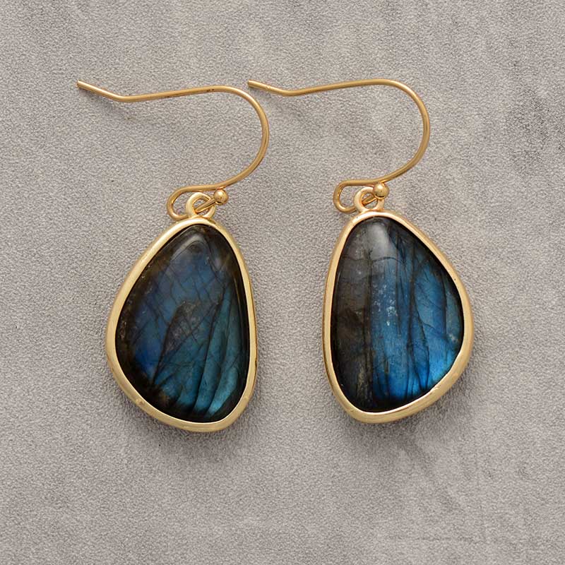 Eminent Labradorite Hook Earrings - Cape Diablo