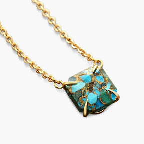 Healing Aura Turquoise Necklace - Cape Diablo