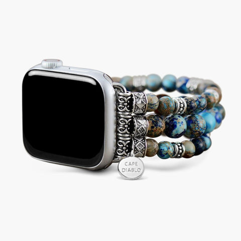 Imperial Jasper Stretch Apple Watch Armband