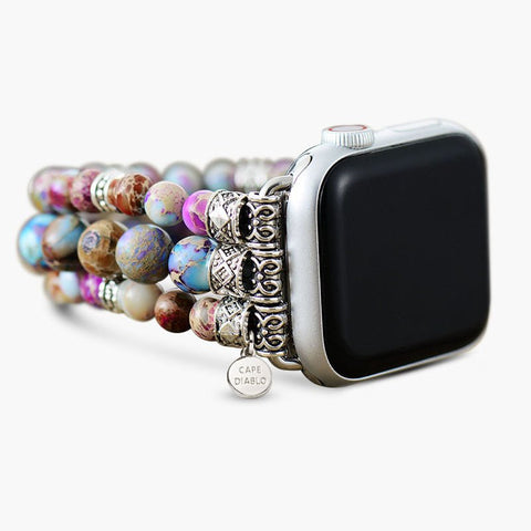 Intensives Jasper Stretch Apple Watch Armband
