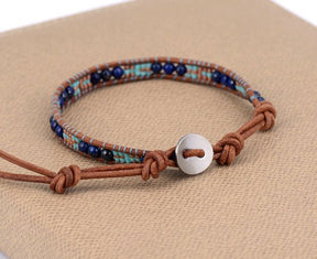 Ocean Vibes Leather Bracelet - Cape Diablo