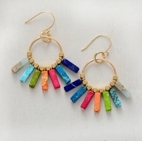 The Chakra Power Earrings - Cape Diablo