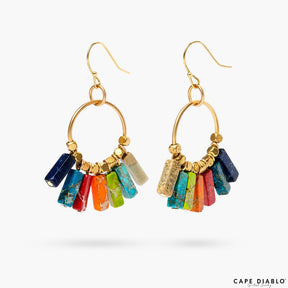 The Chakra Power Earrings - Cape Diablo